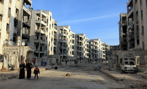 من الأرشيف: يزعم أن أسلحة كيماوية استخدمت في حلب بسوريا في تشرين الثاني 2018. 